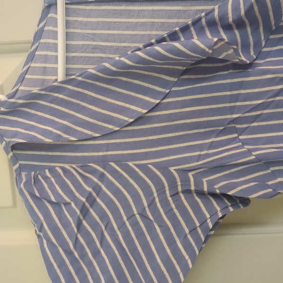 Blue and White Striped Dress - Picture 6 of 6